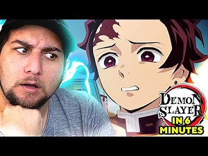Demon Slayer ABRIDGED is... | Kaggy Reacts to Demon Slayer in 6 Minutes! | TeamFourStar (TFS)