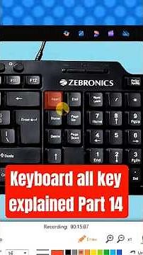 keyboard all key explained Part 14 #windows #computereducation #computer #exceltricks #microsoft