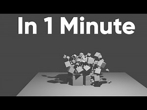 How to destroy the Cube with rigid body in 1 Minute in Blender