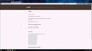 CKEditor export to pdf in PHP (using mPDF)