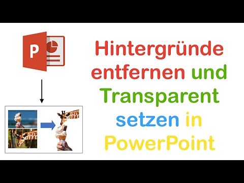 Hintergrund von Bildern einfach entfernen und Transparent setzen in PowerPoint
