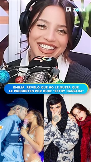 ¡Mi carrera es por mí! 😱 #Emilia confesó que es lo que más le molesta que le pregunten en las entrevistas, ya que ella se ha ganado un nombre en la industria musical.👆🤩 #emilia #duki #parejas #mp3tour | La Zona