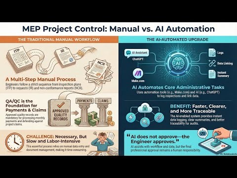 MEP QA/QC → Claims → IPC | Building an AI-Powered Project Control Workflow (Real Execution System)