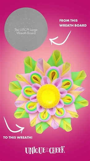 Pretty DIY Flower Wreath