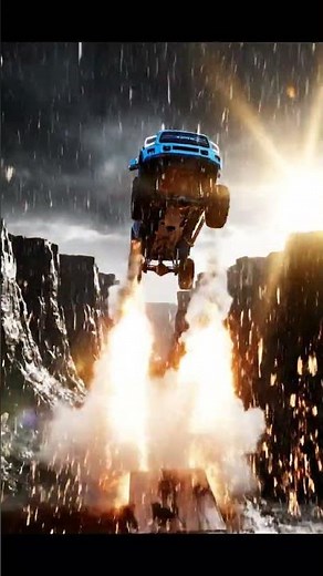 Extreme Truck Jump Across Canyon! RAM TRX Takes Flight 🚀