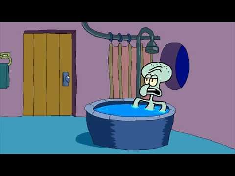 Squidward Poops in the Bath