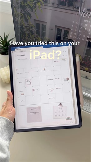 Digital planning over paper planning🤍 #ipad #digitalplanner #ipadplanning #goodnotes #applepencil