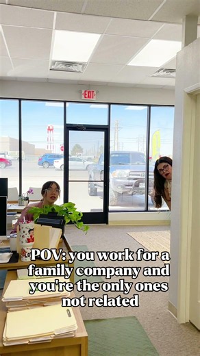 When you are the only ones not related in the family business 👀