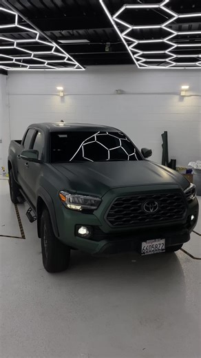 Toyota Tacoma Vinyl Wrap in Stunning Pine Green