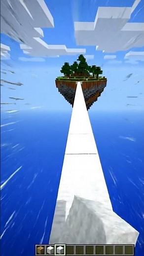 Minecraft Gameplay: Insane Godbridge Speedrun Technique (4K 60FPS) #Shorts