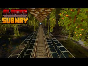 Minecraft Create Mod: 15,000 Chunk Subway Tour | Mainline with 17 Stops