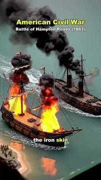 American Civil War - Battle of Hampton Roads (1862) - Witness the Naval Revolution of 1862