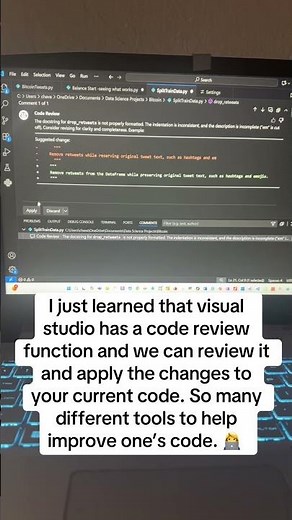 ✨ Did you know Visual Studio has a built-in code review tool?