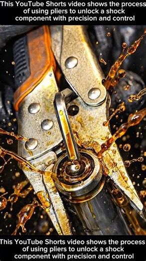 Using Pliers to Unlock the Shock Mechanical Precision #shortvideo
