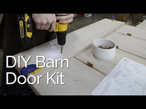 DIY Barn Door Kit Instruction Overview | RealCraft