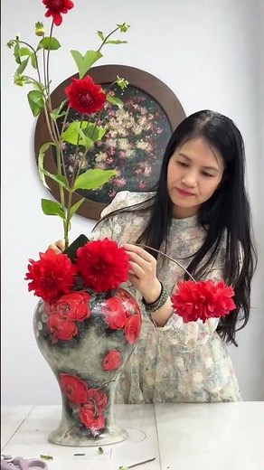 Muốn cắm hoa thược dược đẹp, nhất định phải biết mẹo này ❤️