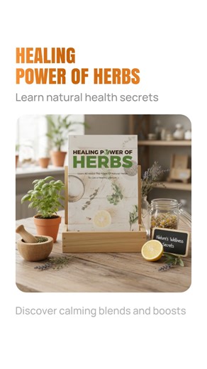 🌿 Discover the natural benefits of herbal teas with our guide to using herbs for everyday wellness. Herbal teas can support digestion, calm your mind, and boost immunity, all from simple ingredients found in nature. 🍵 For example, chamomile tea can help you relax before bed, while peppermint tea soothes upset stomachs. Rosemary and thyme offer antioxidants that help your body fight stress. 🌱 Our Healing Power Of Herbs eBook explains how to prepare these teas and highlights the best herbs to i
