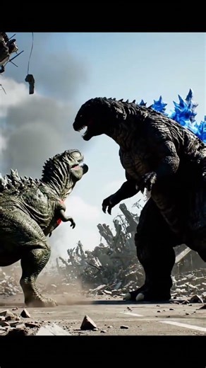 # I am Convert to godzilla shot atomic breath to # trex