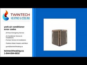 york air conditioner error codes