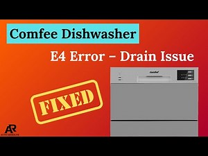 Comfee Dishwasher E4 Error – Drain Issue Explained & Fix