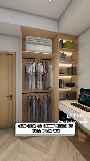 Cách thiết kế phòng ngủ 8m2 full tiện ích #xuhuong #gemihome #thietkenoithat #nhadep #decor