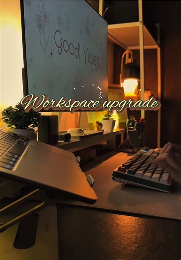 Gave my desk a little makeover some upgardes ✨ Sometimes, upgrading your workspace is exactly what you need for a calmer, more peaceful day. ☺️🫶🏻 Happy Tuesday, besties! Hope your shift went well today ❤️✨ keeb: Royal Kludge S98 (camping, chartreuse) @Royal Kludge Official Store #wfh #cozyathome #desktour #fyp