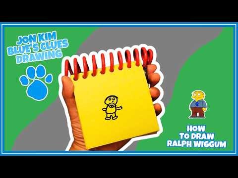 Jon Kim Blue's Clues Drawing - How to Draw Ralph Wiggum
