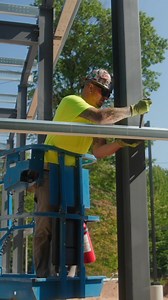 Sheet‑metal work and pre‑engineered buildings demand skill and attention to detail. Our crews deliver quality, safety and excellent pay on every project. Join us today at iwl8.org. #iwl8 #ironworkers #ironworkerslocal8 #sheetmetal #metalbuilding #unionbuilt #qualitywork #safetyfirst #skilledlabor #unionbenefits #bluecollar #construction | Iron Workers Local Union #8