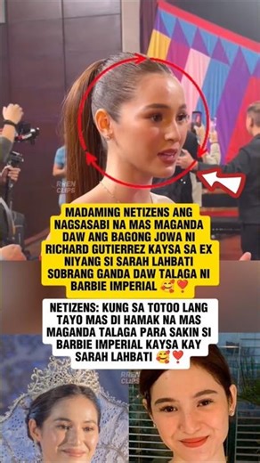 BARBIE IMPERIAL, MAS MAGANDA NGA BA KAY SARAH LAHBATI?! 😱 | Viral Showbiz Face-off 2026 ❣️🥰#shorts