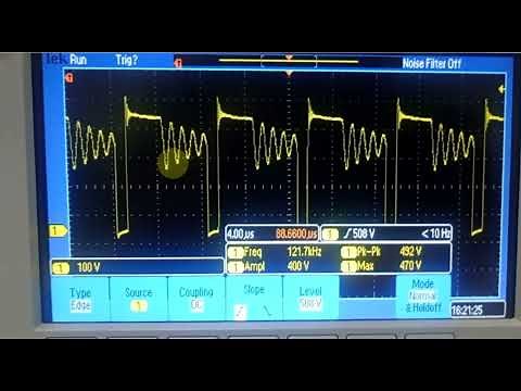 Flyback Converter DCM Mode Demonstration