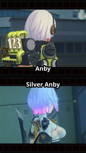 Anby Battle Entrance Side by Side | Zenless Zone Zero #zenlesszonezero #shorts