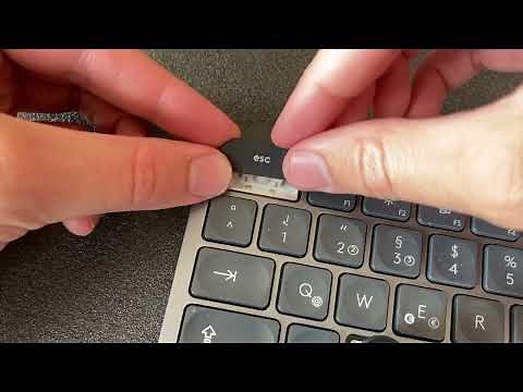 How to replace the ESC Key on a Logitech MX Keys / CRAFT YR0073 YR0064 fix repair remove