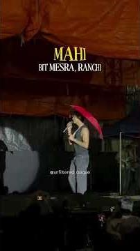 MAAHI Singing Chand Sifarish at BIT Mesra in Rain Shaan's son #concert #maahi #shorts