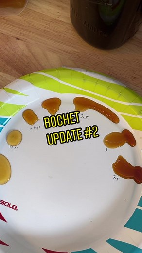 Carmelized the honey over 4 days. Excited to ferment this out and see how it tastes. #bochet #mead #sousvide #homebrew #carmelized