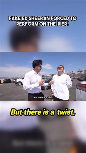 Ed Sheeran Fake Prank at Santa Monica Pier