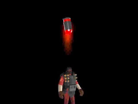 Demoman tf2 throws a pipebomb at you