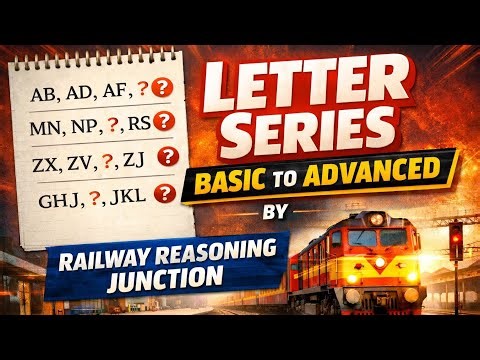 @ft by Railway Reasoning Junction #complete letter series basic to advanced #coding decoding 💯💯