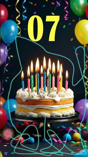 25 Second Timer ⏱️ | Birthday Celebration Countdown 🎉🧀 #birthday #birthdaycountdown