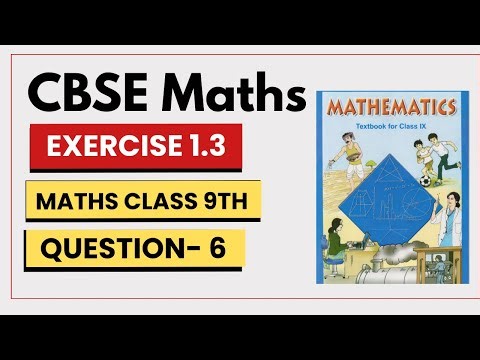 Class 9 Maths Exercise 1.3 Question 6 | Number System Q6 Solution Step by Step