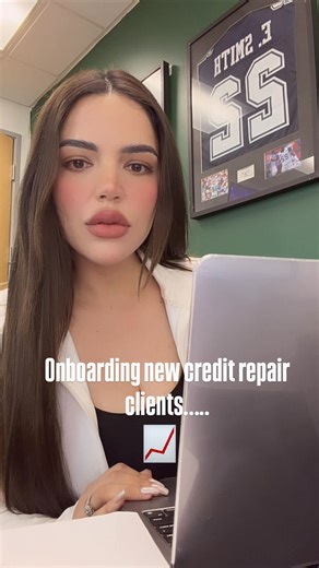 @creditbystef on Instagram: "Onboarding new credit repair clients be like….. haha no worries! I’ve got you! Let’s fix your file. 📈"