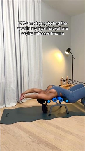 This stretch felt so good on my hips & back
