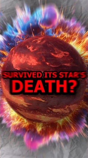 This Planet Survived Its Star’s Death! 🤯 #space #shorts #science #star #planet