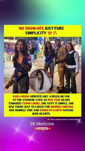 SARA ARJUN SIMPLICITY 😍 NO SHOW-OFF JUST REAL VIBES 🔥#saraarjun #viralshorts