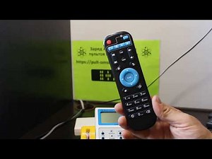 Setting up and training the remote control for the Mecool M8S Pro W Android set-top box to contro...