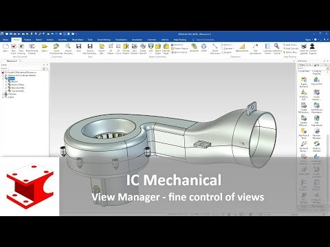 IronCAD Mechanical - View Manager improvements