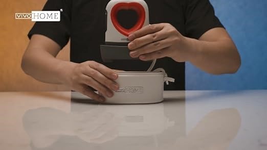VIVOHOME Mini Heat Press Machine with Carrying Case