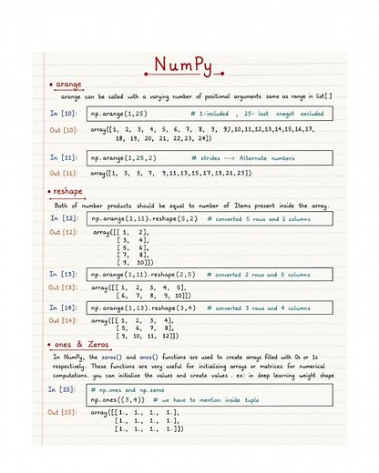 NumPy Tutorial for Beginners | Arange, Reshape, Ones & Zeros 🐼🔥