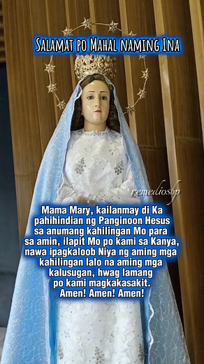 Mahal naming Ina, ipanalangin Mo kami... | Remedios B. Pabuna