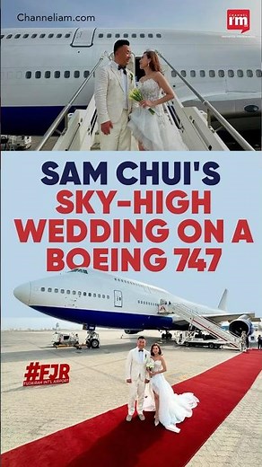 Love Takes Flight: Aviation Influencer Sam Chui Weds in the Skies