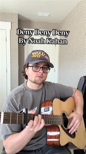 Deny deny deny guitar lesson from the great divide by Noah Kahan #noahkahan #thegreatdivide #denydenydeny #guitartok